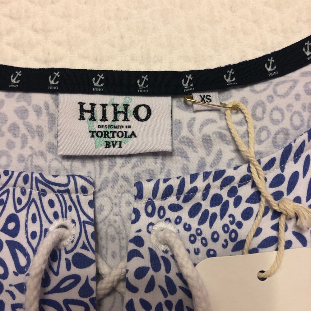 NWT HiHO Sandy Cay Dress Paradise Print Baja Blue - Picture 4 of 8